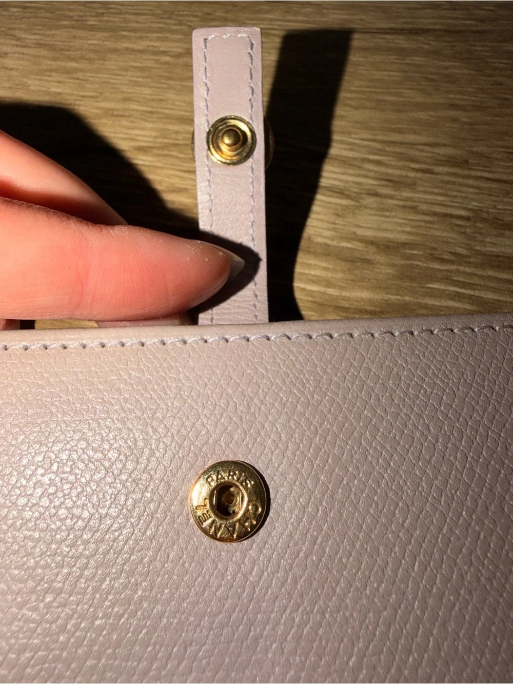 CHANEL crossbody wallet